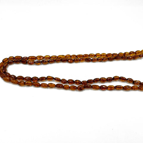 Multi-Color Amber Faceted Nugget Beads