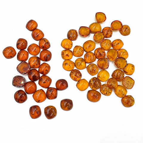 Cognac Amber Free Shape Cabochons