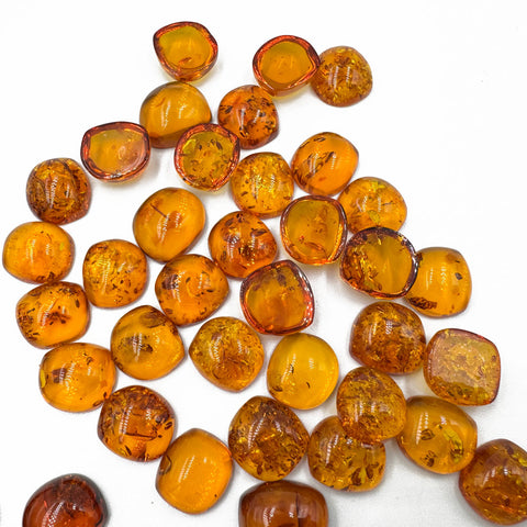 Cognac Amber Free Shape Cabochons