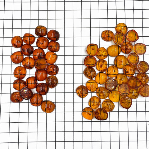 Cognac Amber Free Shape Cabochons