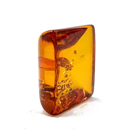 Cognac Amber Calibrated Square Cabochon