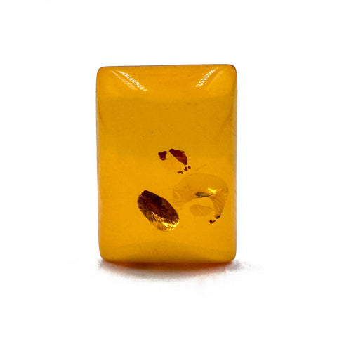 Cognac Amber Calibrated Rectangular Cabochons