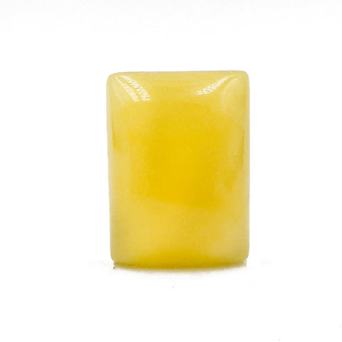 Milky Amber Calibrated Rectangular Shape Cabochon