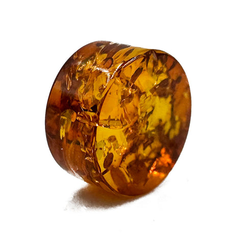 Cognac Amber Calibrated Round Cabochons