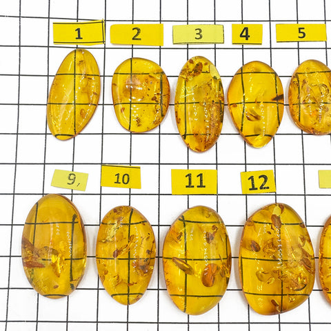 Lemon Amber Free Shape Cabochon