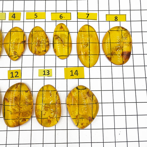 Lemon Amber Free Shape Cabochon