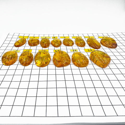 Lemon Amber Free Shape Cabochon