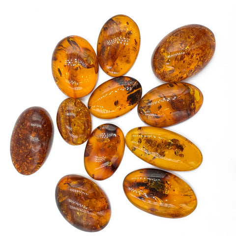 Cognac Amber Free Shape Cabochons