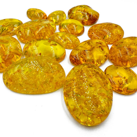 Lemon Amber Free Shape Cabochon