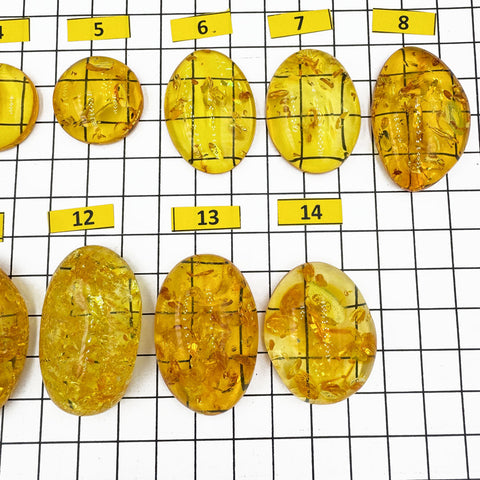 Lemon Amber Free Shape Cabochon