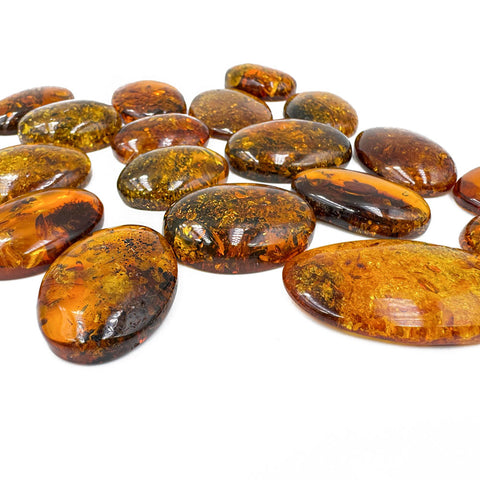 Cognac Amber Free Shape Cabochons