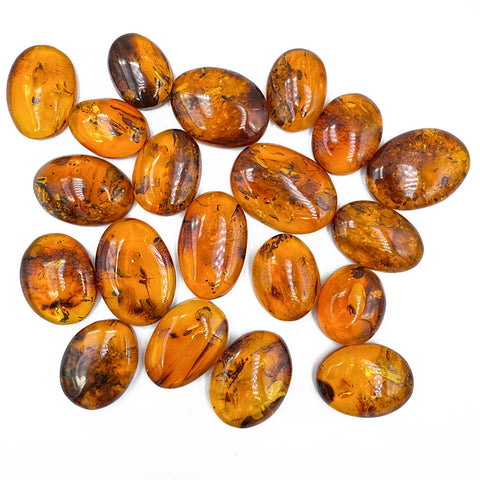 Cognac Amber Free Shape Cabochons