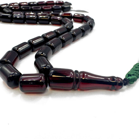 Cherry Amber Round Shape 8 mm Islamic Prayer Beads