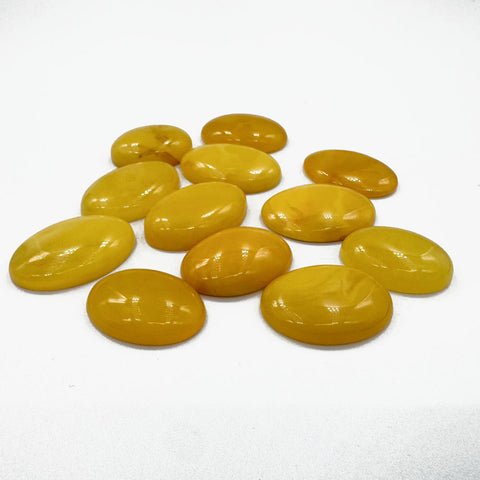Milky Amber Free Shape Cabochons