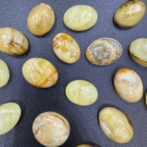 Milky Amber Free Shape Cabochons