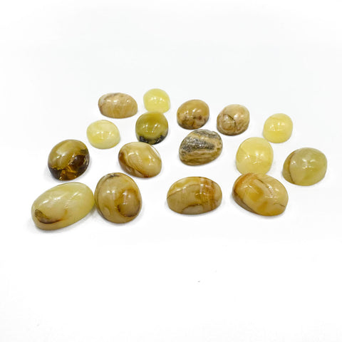 Milky Amber Free Shape Cabochons