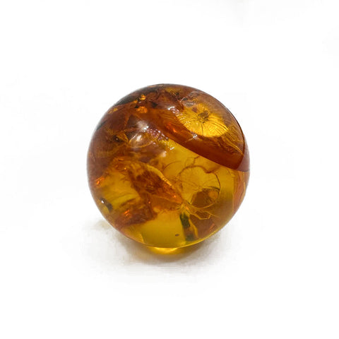 Natural Baltic Amber Sphere Ball Stone