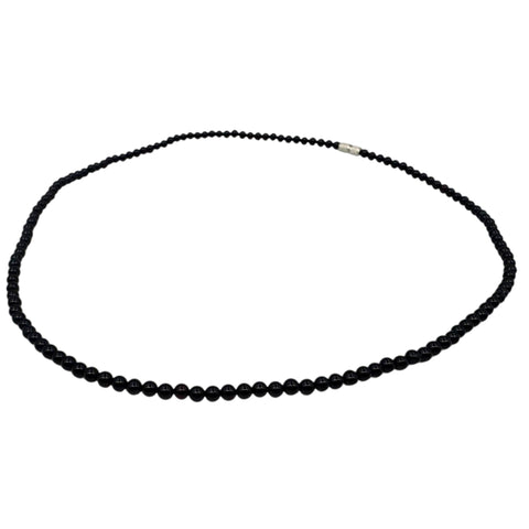 Cherry Amber Round Beads Necklace Stainless Steel
