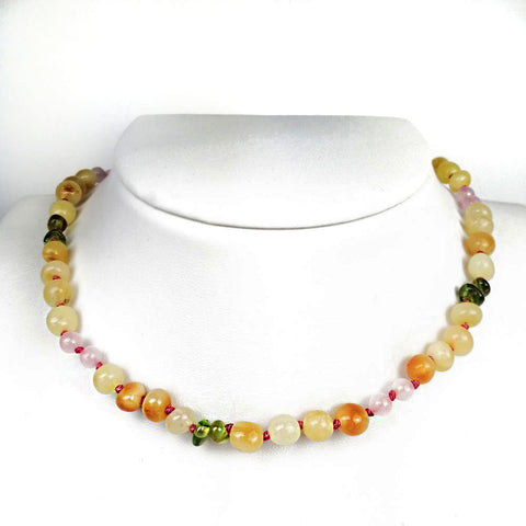 "KIDDO" Multi-Color Amber Baroque Beads Baby Necklace - Amber Alex Jewelry