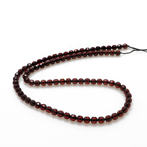 Cherry Amber Round Faceted Beads - Amber Alex Jewelry