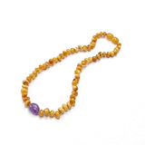 "KIDDO" Multi-Color Amber Baroque Beads Baby Necklace