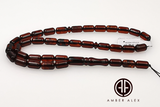 Cherry Amber Barrel Shape 6 mm Islamic Prayer Beads