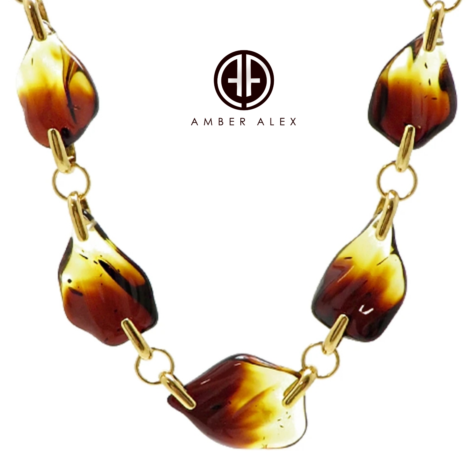 Amber Ruvolis Gradient Amber Waves Beads Necklace Sterling Silver – Amber Alex Jewelry