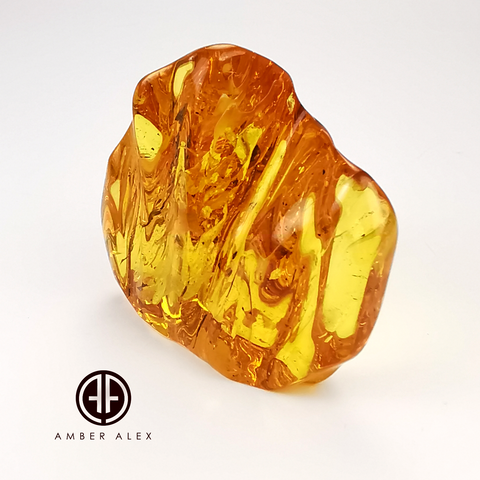 Natural Amber Free Shape Stone