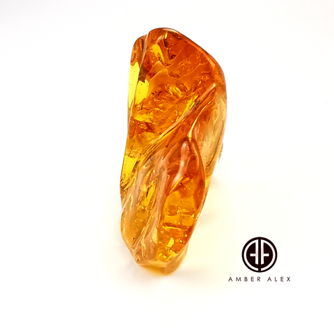 Natural Amber Free Shape Stone