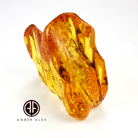 Natural Amber Free Shape Stone