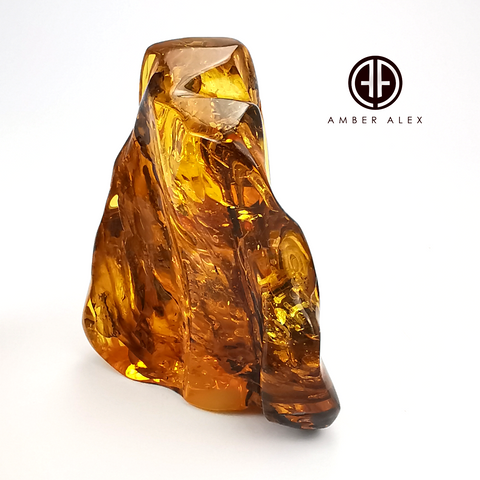 Natural Amber Free Shape Stone