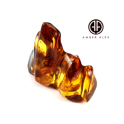 Natural Amber Free Shape Stone