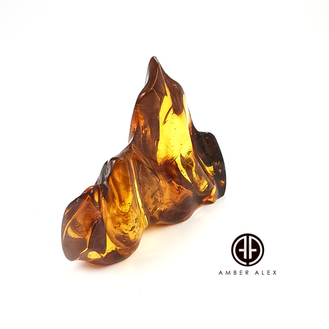 Natural Amber Free Shape Stone