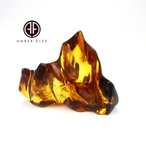 Natural Amber Free Shape Stone