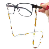 Multi-Color Amber Small Nugget Beaded Eyeglasses String