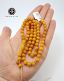 Antique Amber Round Shape 6.5 mm Islamic Prayer Beads