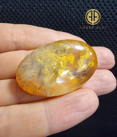 Lemon Amber Free Shape Cabochons