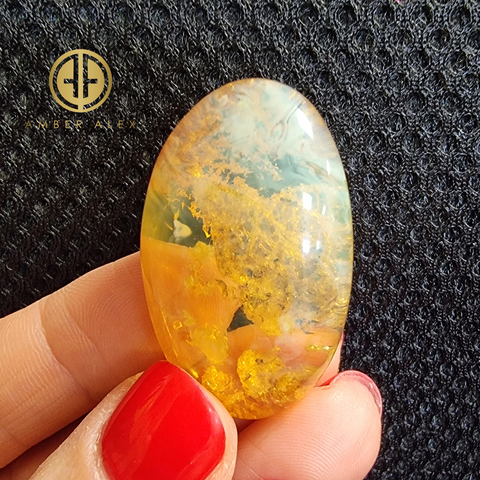 Lemon Amber Free Shape Cabochons