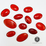 Red Amber Free Shape Cabochons