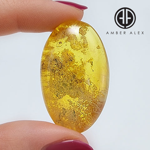 Lemon Amber Free Shape Cabochons