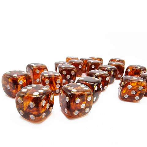 Cognac Amber Dice