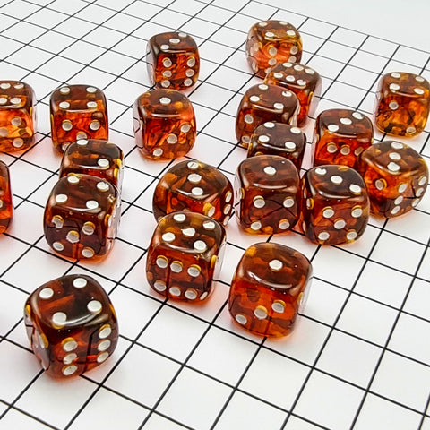 Cognac Amber Dice