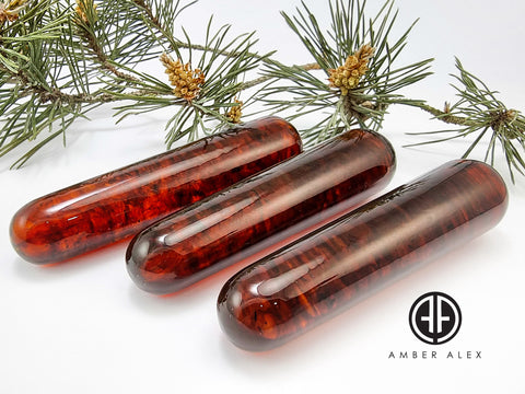 Cognac Amber Massage Wand