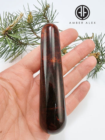 Cognac Amber Massage Wand