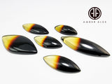 Gradient Amber Marquise Shape Cabochons