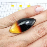 Gradient Amber Marquise Shape Cabochons