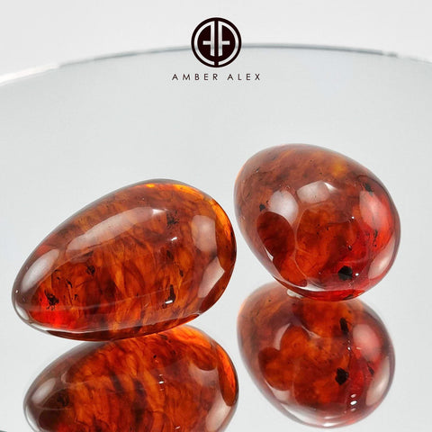 Cognac Amber Massage Egg