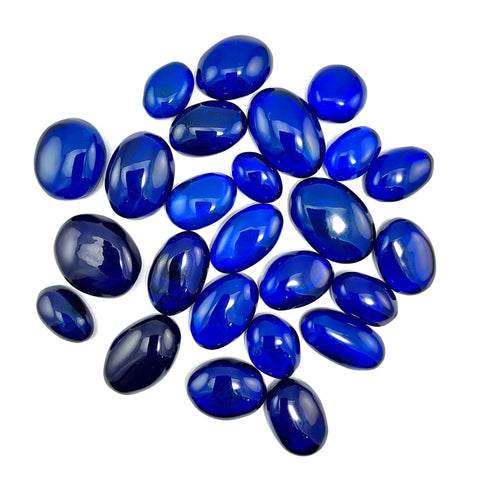 Blue Amber Free Shape Cabochons