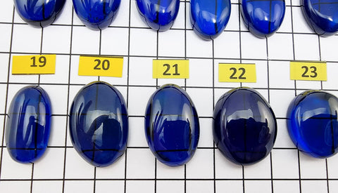 Blue Amber Free Shape Cabochons