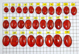 Red  Amber Free Shape Cabochons